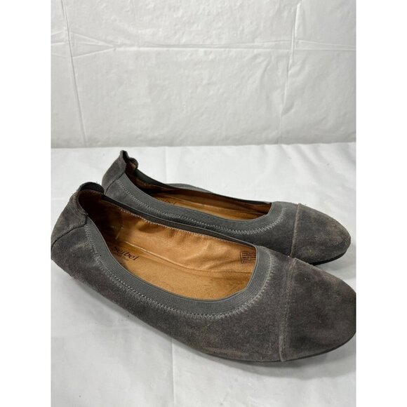 Naturalizer N5 Womens Ballet Flat black Leather Medallion Size 8 - Picture 2 of 12